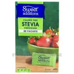 Sweet Additions Calorie Free Stevia Sweetner, 80 Packets