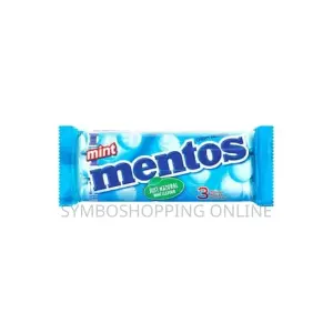 Mentos MINT 3 Roll Chewing Dragees Vegan
