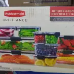 Rubbermaid Brilliance Food Storage Bowls-20pcs Tritan Plasti