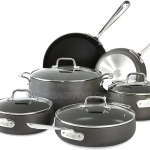 All-Clad HA1 Hard Anodized Nonstick Cookware Set 10 Pieces