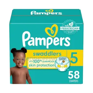 Pampers Swaddlers Diapers - Size 5, 58 Count,