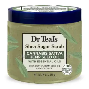 Dr Teal's Shea Sugar Body Scrub, Cannabis Sativa Hemp Seed
