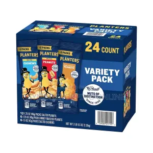 PLANTERS Peanuts Cashews Variety Pack