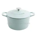 Martha Stewart 7 QT Enamel Cast Iron Dutch Oven